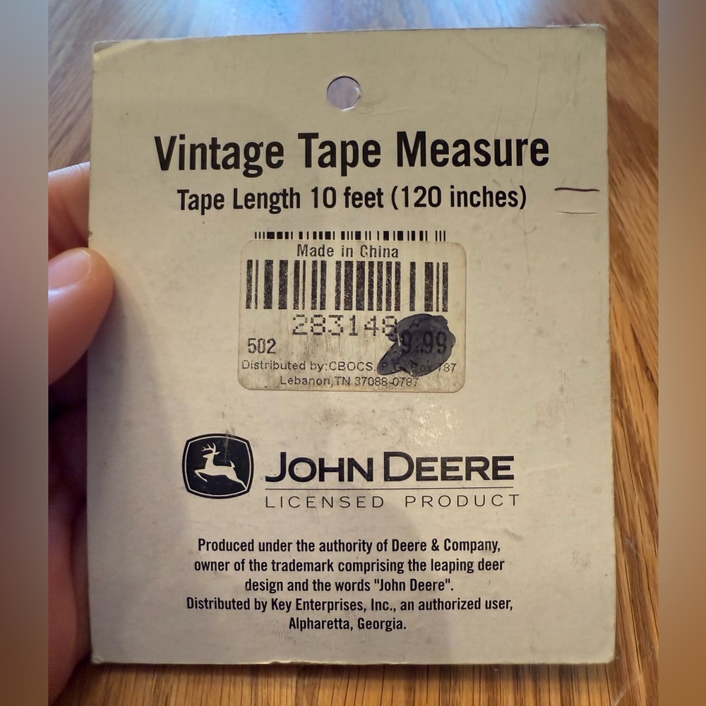 John Deere Vintage Tape Measure - Picture 3 of 3